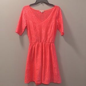 Charlotte Russe Bright Pink Dress